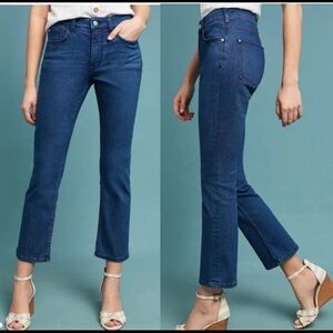 Pilcro and the letterpress Jeans women 28 High Rise Bootcut Crop Anthropologie